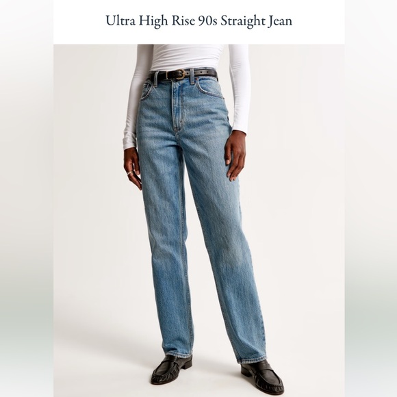 Abercrombie Ultra High Rise 90s Straight Jean size 26 - Picture 2 of 7